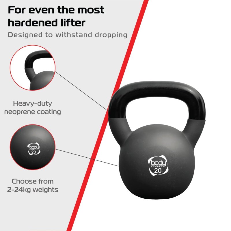Body Revolution Neoprene Kettlebells 20kg
