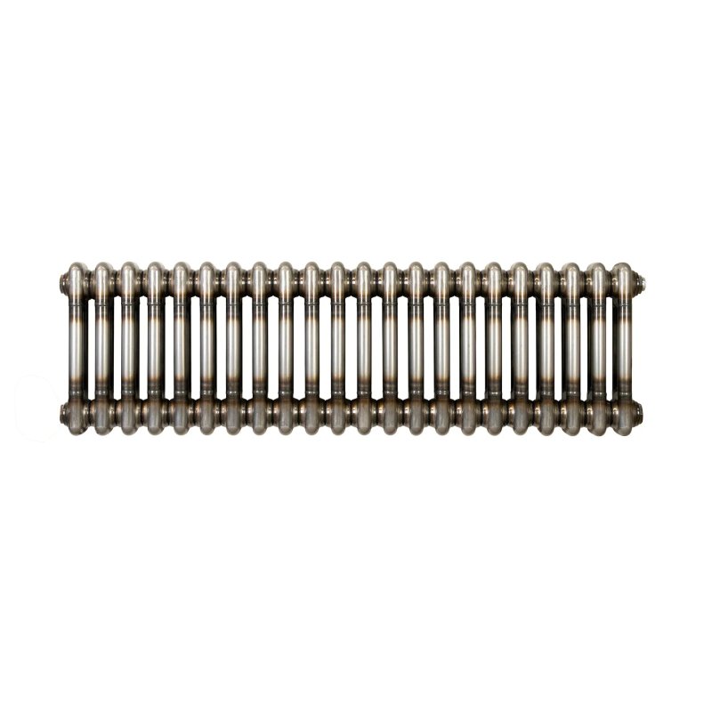 Traditional 2 Column Radiator - 300 x 1010mm - Raw Metal