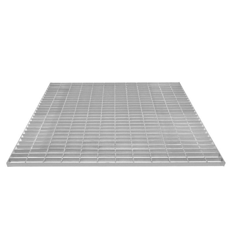 Galvanised Grating Floor Forge Walkway Mesh Floor Panel Grid Drainage Gutter Vent Heavy Duty Weatherproof Steel Zinc Coated 1200mm x 1000mm x 30mm 4mm Metal Thickness 1200kg Load Capacity