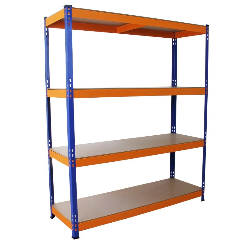 Monster Racking S-RAX 10 x Metal Heavy Duty Shelving Racking Units, 265kg/Shelf, 150cm x 50cm x 180cm