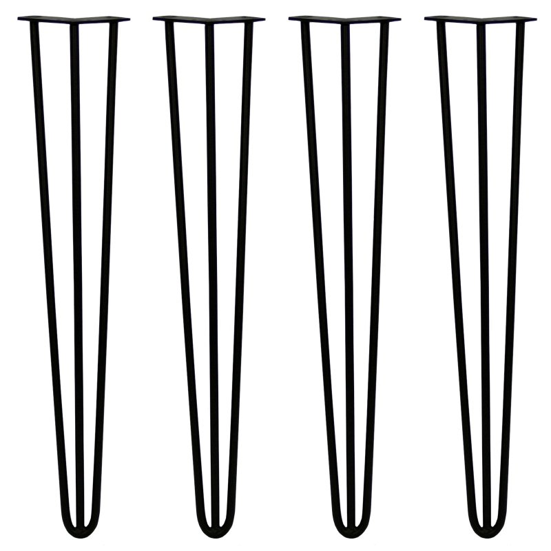 4 x Hairpin Legs / Hair Pin Legs Set SkiSki Legs Furniture Desk Bench Chair Table 28