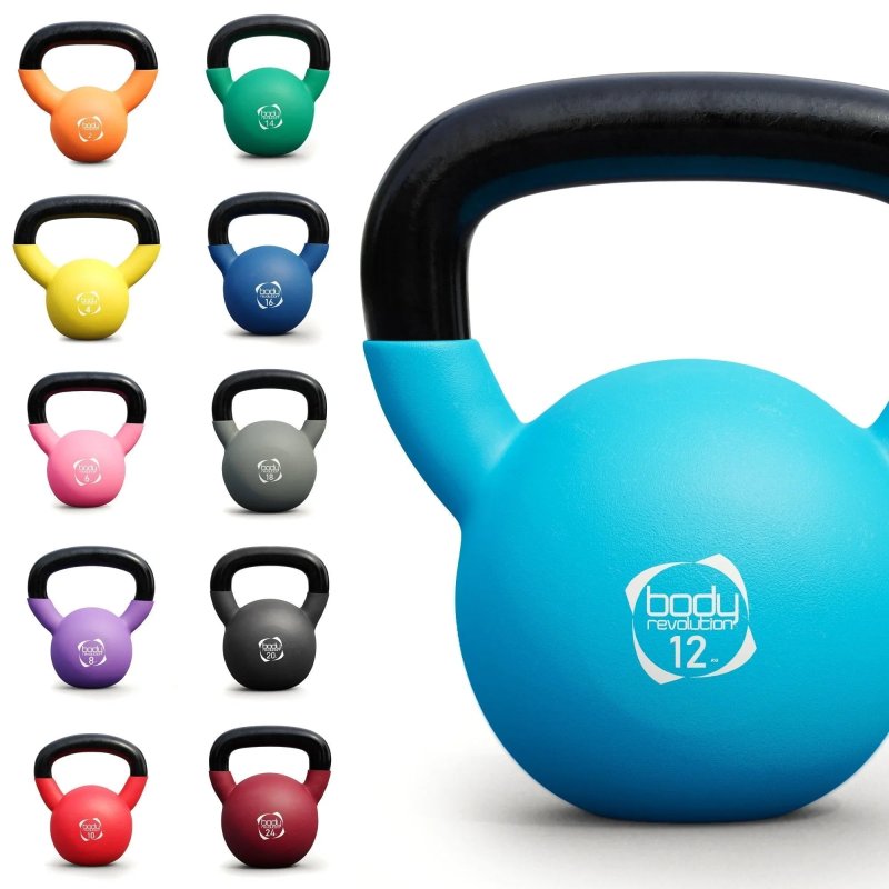 Body Revolution Neoprene Kettlebells 6kg8kg10kg Set