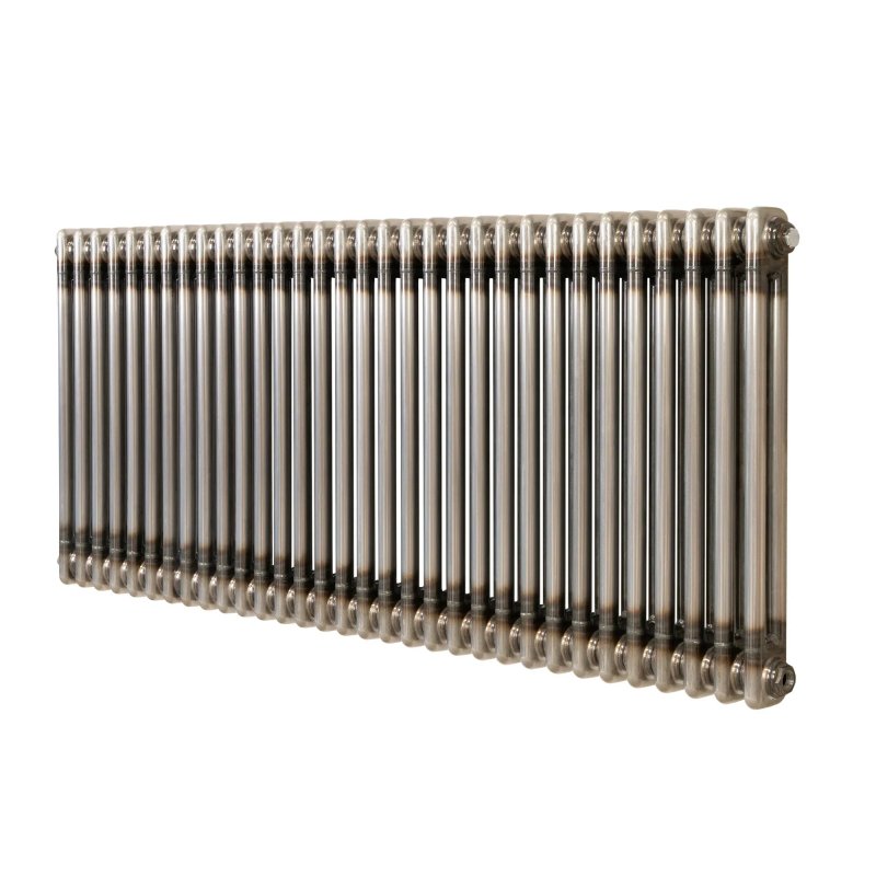Traditional 2 Column Radiator - 600 x 1460mm - Raw Metal