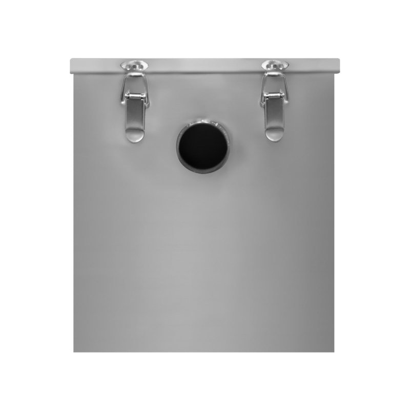 Commercial Grease Trap 35L Under Sink Interceptor 5KG Stainless Steel Waste Fat Oil Water Separator Filter Restaurant Kitchen Takeaway Hotel Cafe 50mm Inlet Outlet Compact 33cm H x 29cm W x 39cm D
