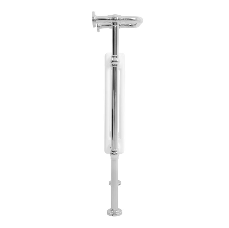 Traditional Heated Towel Rail Radiator - 950mm x 570mm - White