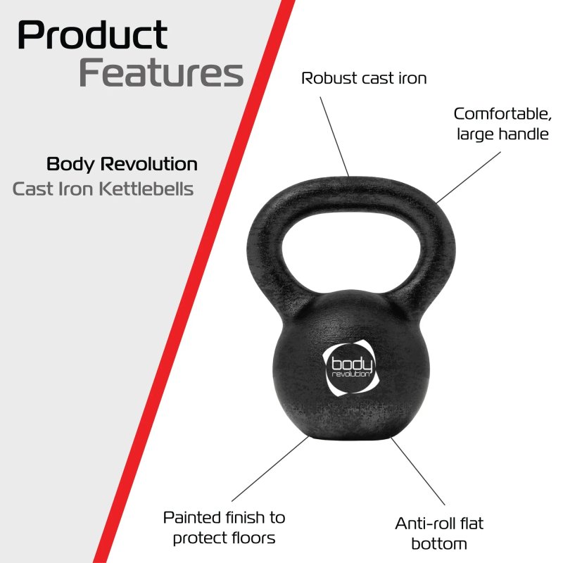Body Revolution Cast Iron Kettlebells 28kg