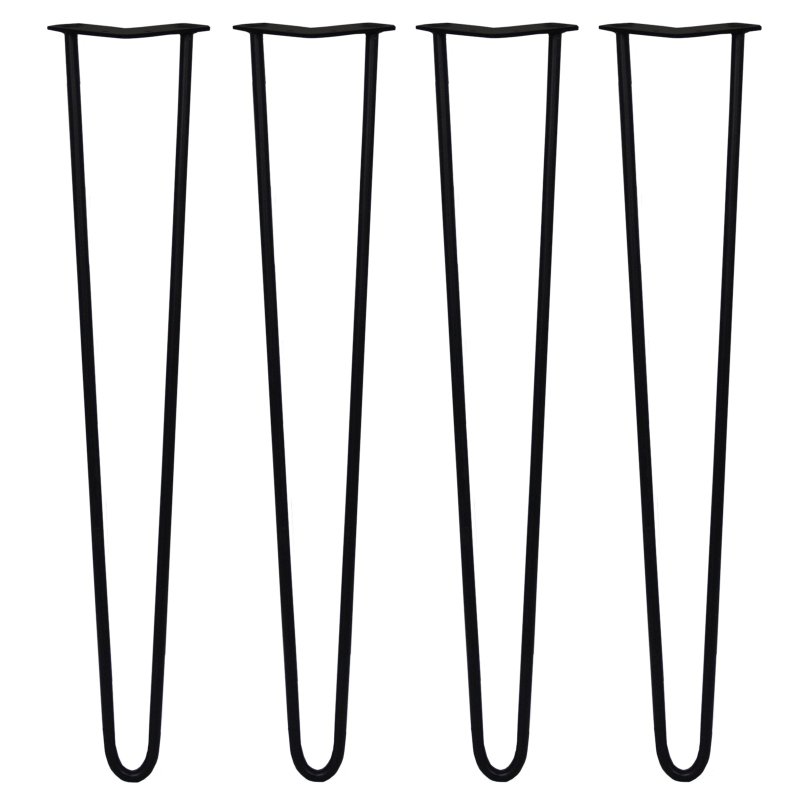 4 x Hairpin Legs / Hair Pin Legs Set SkiSki Legs Furniture Desk Bench Chair Table 28