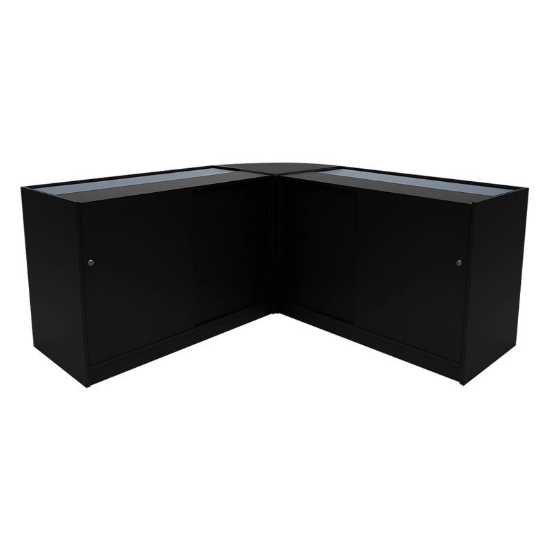 Triton LED Shop Counter Set K1200, B1200 & CM60 - Black