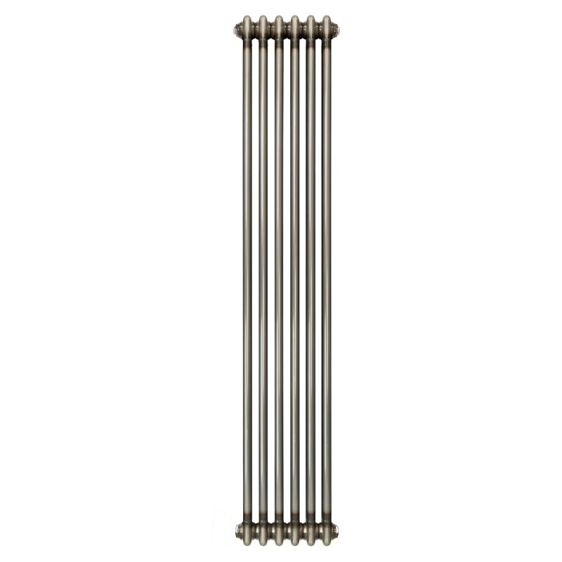 Traditional 2 Column Radiator - 1500 x 290mm - Raw Metal