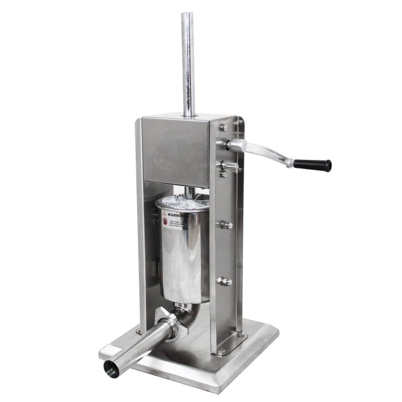 Sausage Stuffer Kit Filler 7L Maker 304 Stainless Steel Heavy Duty Commercial Meat Machine Vertical Manual 2 Speeds