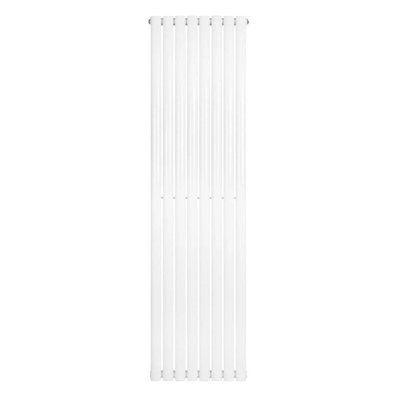 Oval Single Column Radiator - 1800 x 480mm - White