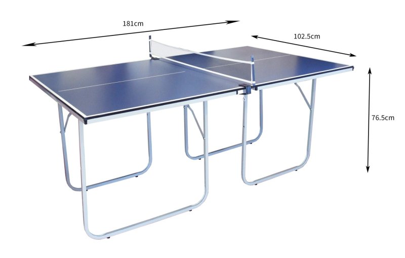 Table Tennis Table Folding 4 legs 181cm Ping Pong Table Portable Easy Quick Installation game Table Indoor and Outdoor