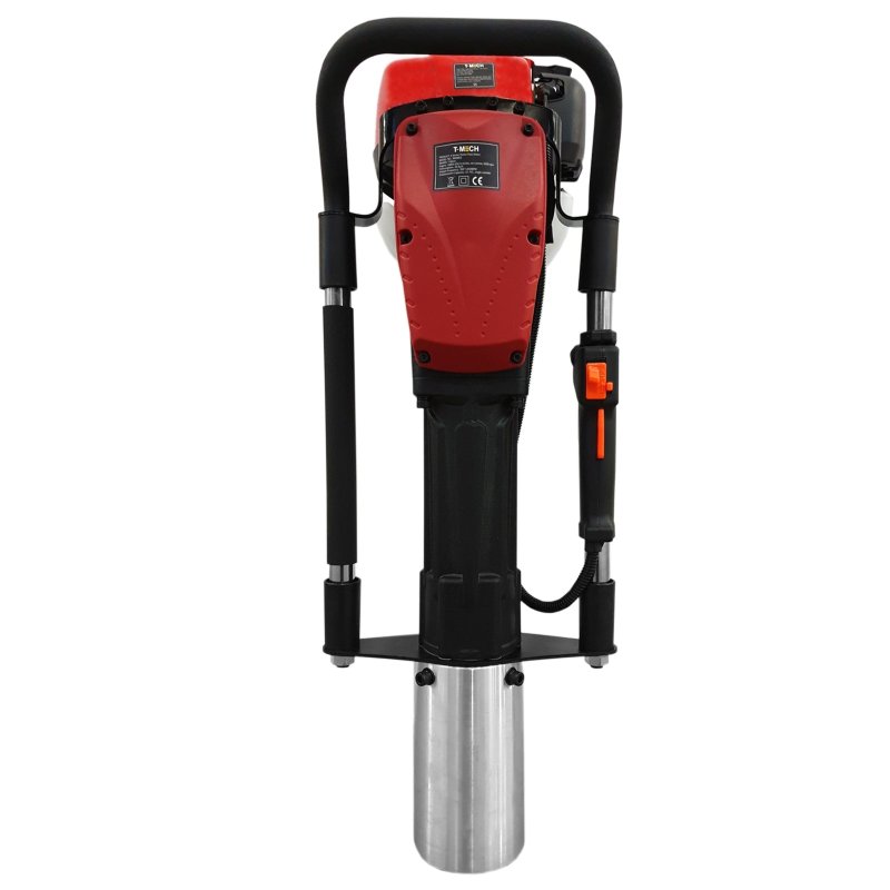 Post Driver Petrol 4-Stroke Fence Knocker Pile Jack Hammer Ramming Construction Picket Fencing Garden Thumping Gasoline Ram | Free Carry Case