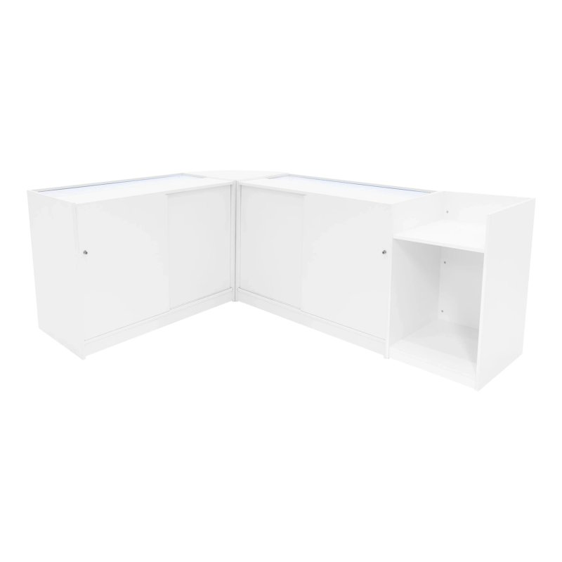 Theia LED Shop Counter Set K1200, C1200, TB60 & LM60 - White