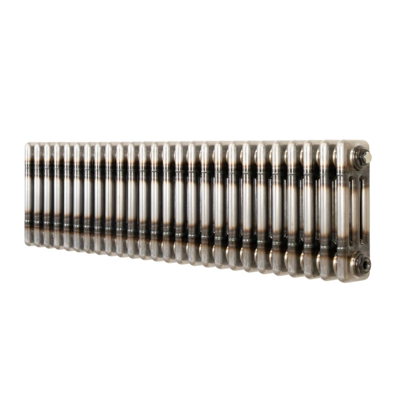Traditional 3 Column Radiator - 300 x 1190mm - Raw Metal