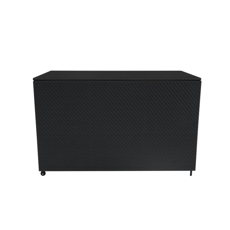 Rattan Cushion Storage Box 996L - Black