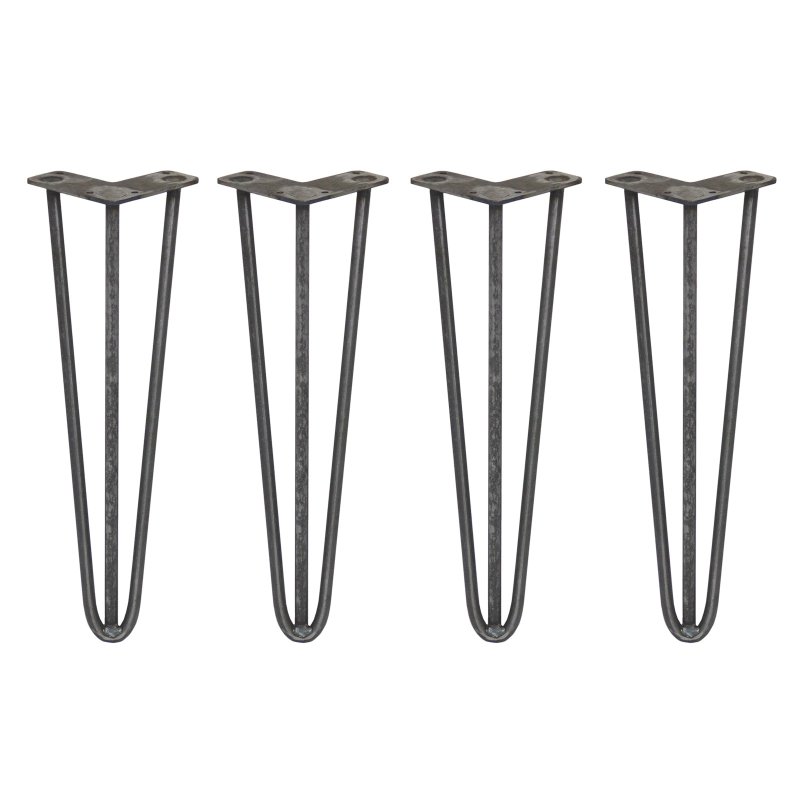 4 x Hairpin Legs / Hair Pin Legs Set SkiSki Legs Furniture Desk Bench Chair Table 16