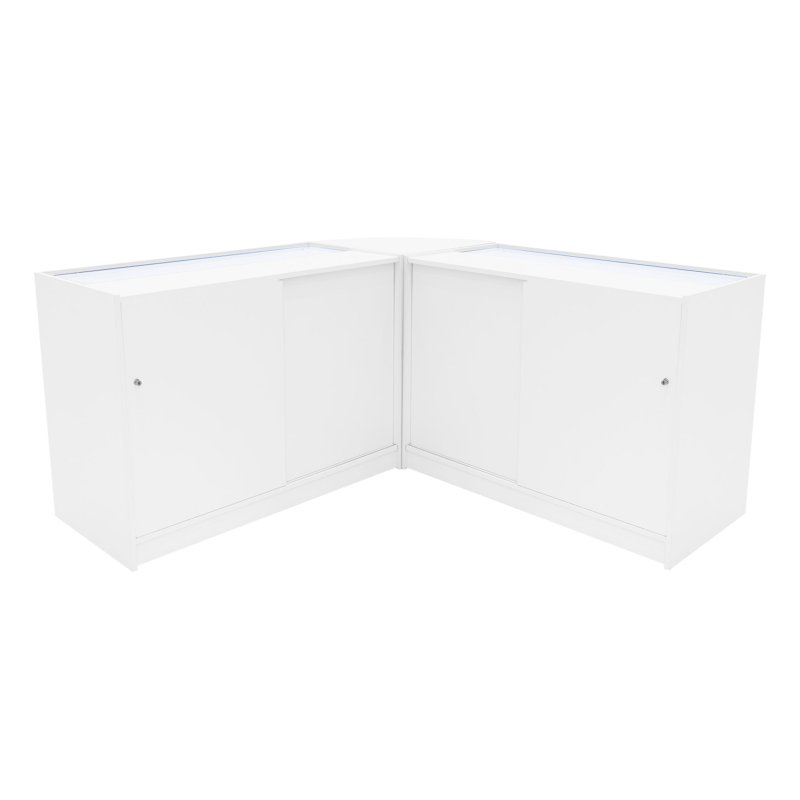 Theseus LED Shop Counter Set LM60 & 2 x B1200 - White