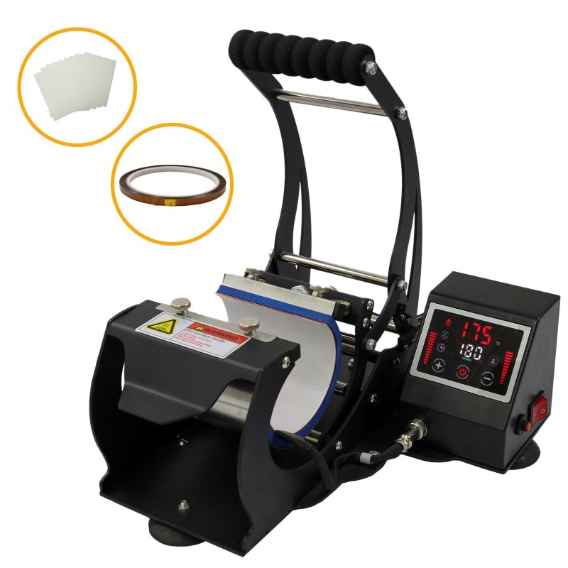 PixMax Sublimation Mug Heat Press Machine Cup Latte Transfer Print Printing Personalised Mugs
