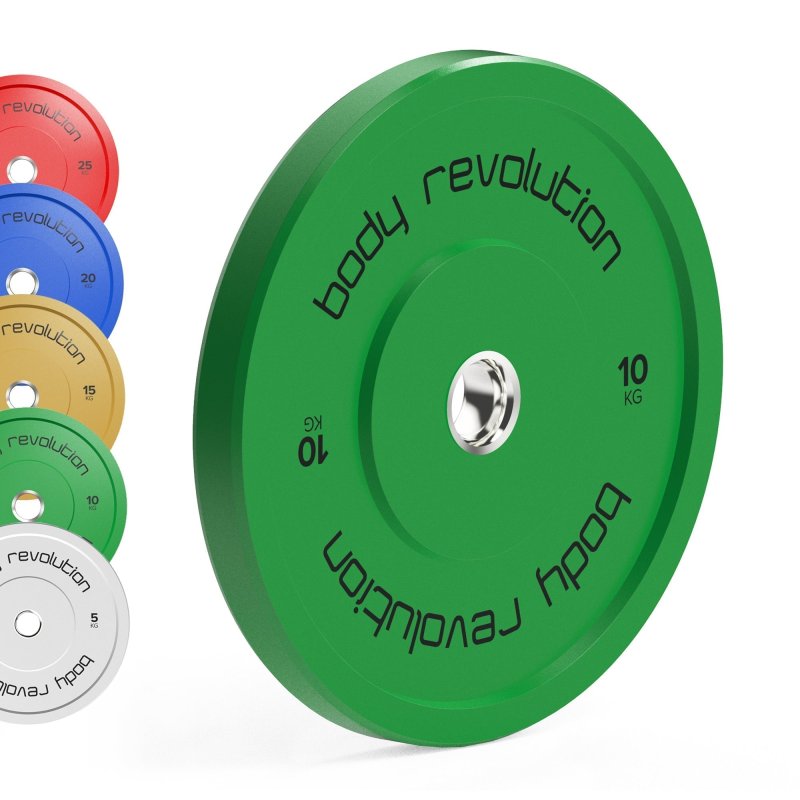 Olympic Bumper Plates Colour 30kg SET 2x5kg 2x10kg