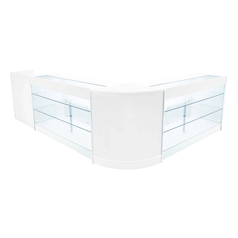 Aries LED Shop Counter Set CM60, TB60 & 2 x K1500 - White