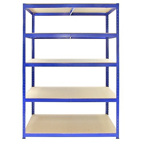 3 x Garage Shelving / Extra Large Shed Racking Unit 120cm Wide x 60cm Deep x 180cm High T-RAX + FREE Rubber Mallet