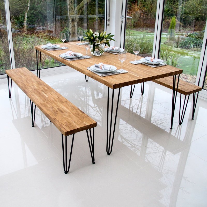 4 x Hairpin Legs / Hair Pin Legs Set SkiSki Legs Furniture Desk Bench Chair Table 16