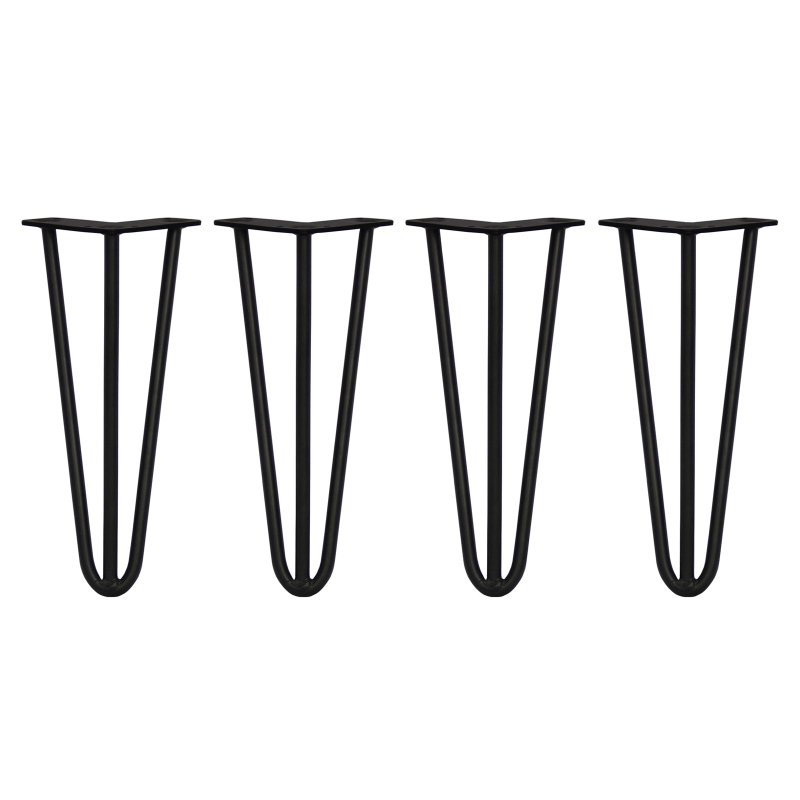 4 x Hairpin Legs / Hair Pin Legs Set SkiSki Legs Furniture Desk Bench Chair Table 12