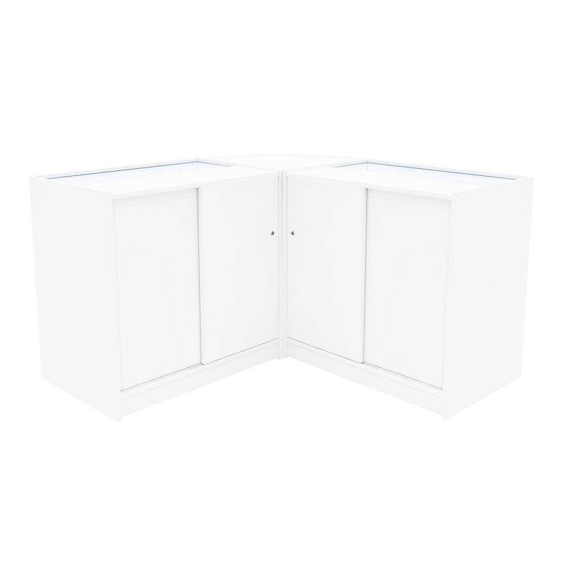 Theseus LED Shop Counter Set LM60 & 2 x B900 - White