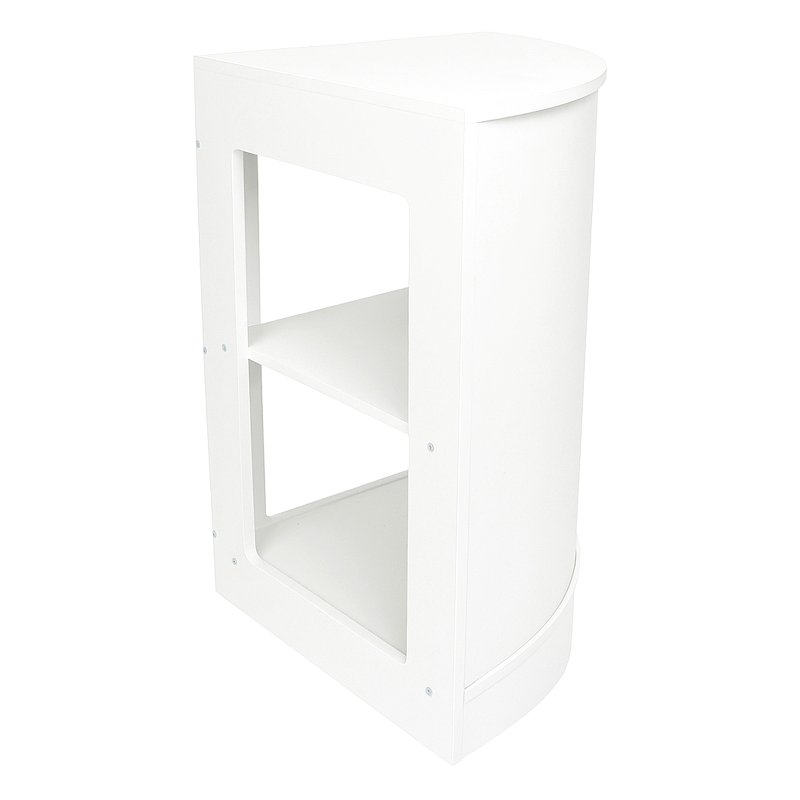 Retail Shop Corner Counter CM60 - White