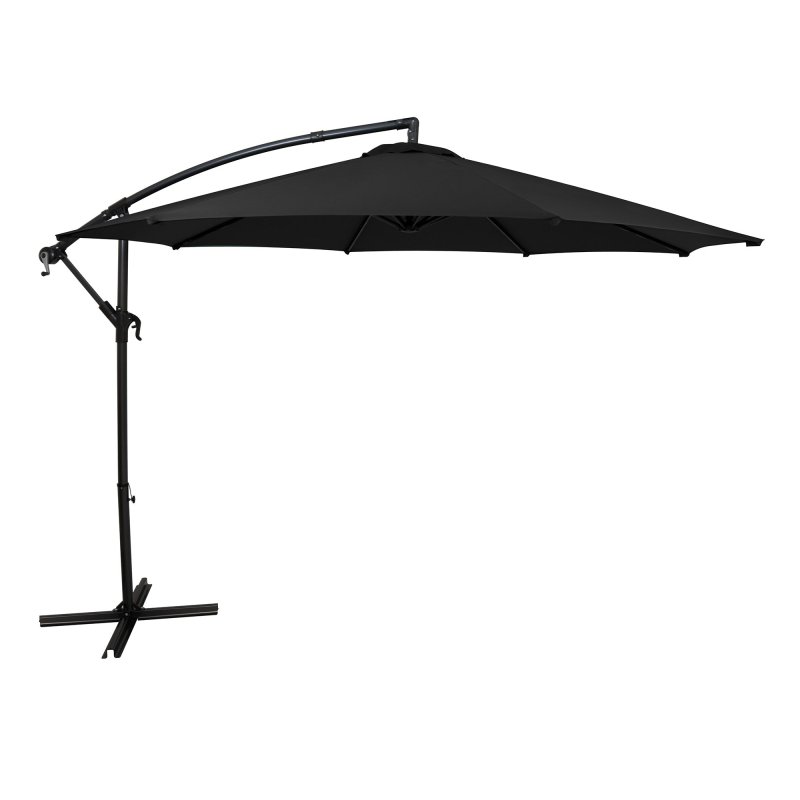 Cantilever Parasol 3m - Black