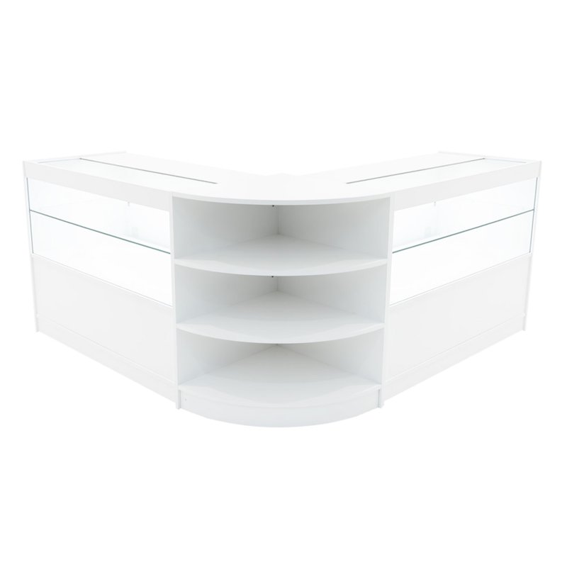 Andromeda LED Shop Counter Set LM60 & 2 x C1200 - White