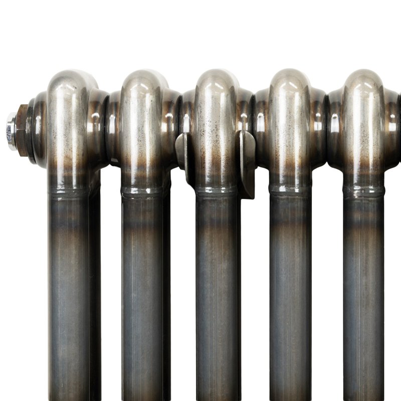 Traditional 3 Column Radiator - 300 x 830mm - Raw Metal