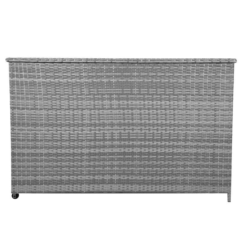 Rattan Cushion Storage Box 996L - Grey