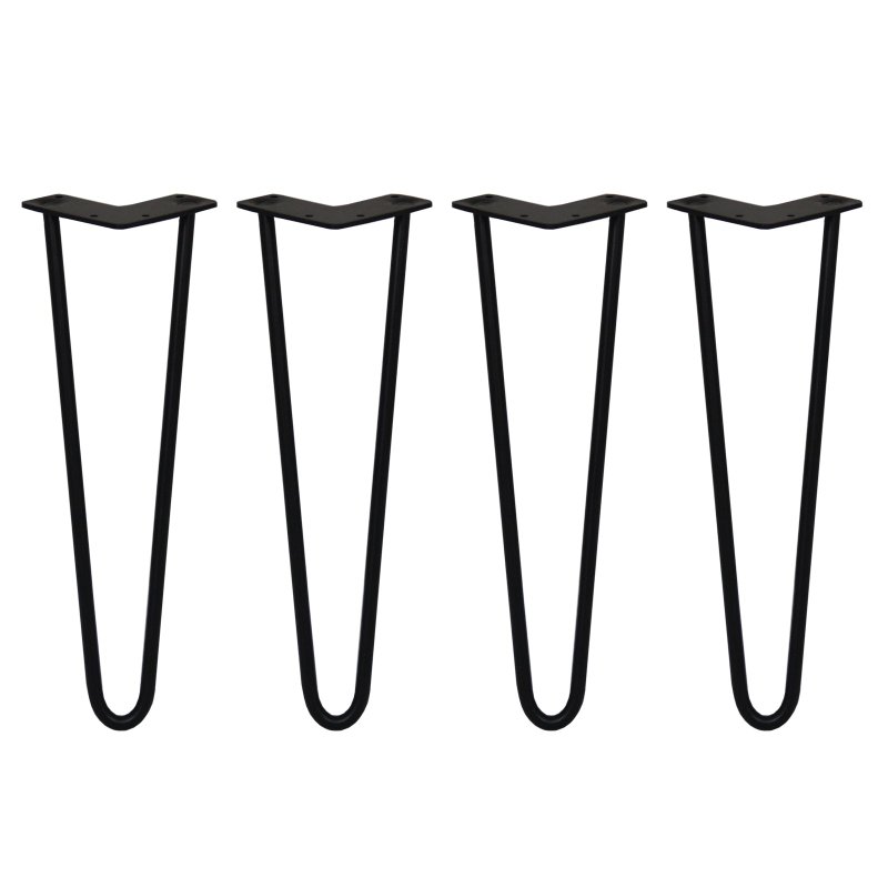 4 x Hairpin Legs / Hair Pin Legs Set SkiSki Legs Furniture Desk Bench Chair Table 16