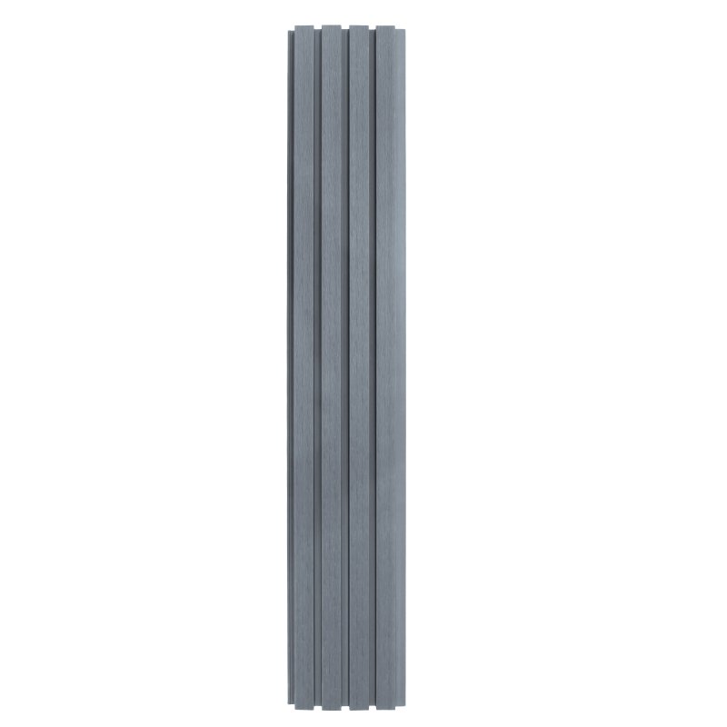 WPC Slatted Wall Cladding x 4 Panels – Grey
