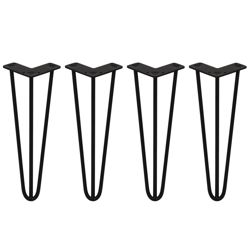 4 x Hairpin Legs / Hair Pin Legs Set SkiSki Legs Furniture Desk Bench Chair Table 14