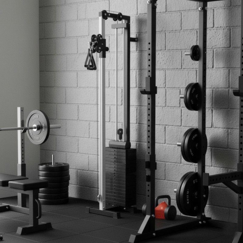 Wall Mounted Cable Pulley Machine