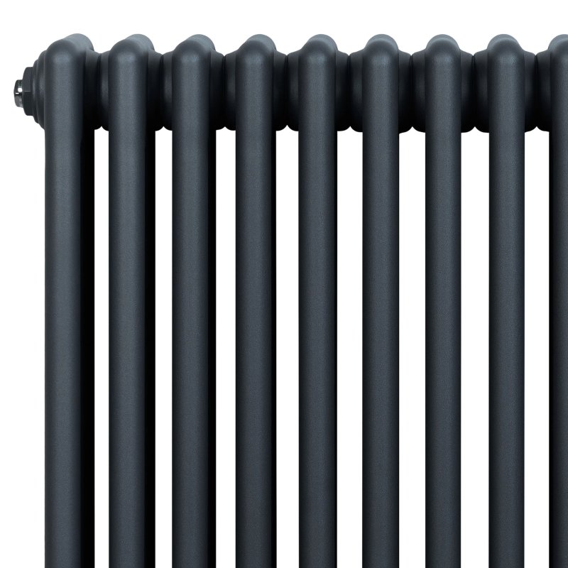 Traditional 4 Column Radiator - 300 x 1370mm - Anthracite