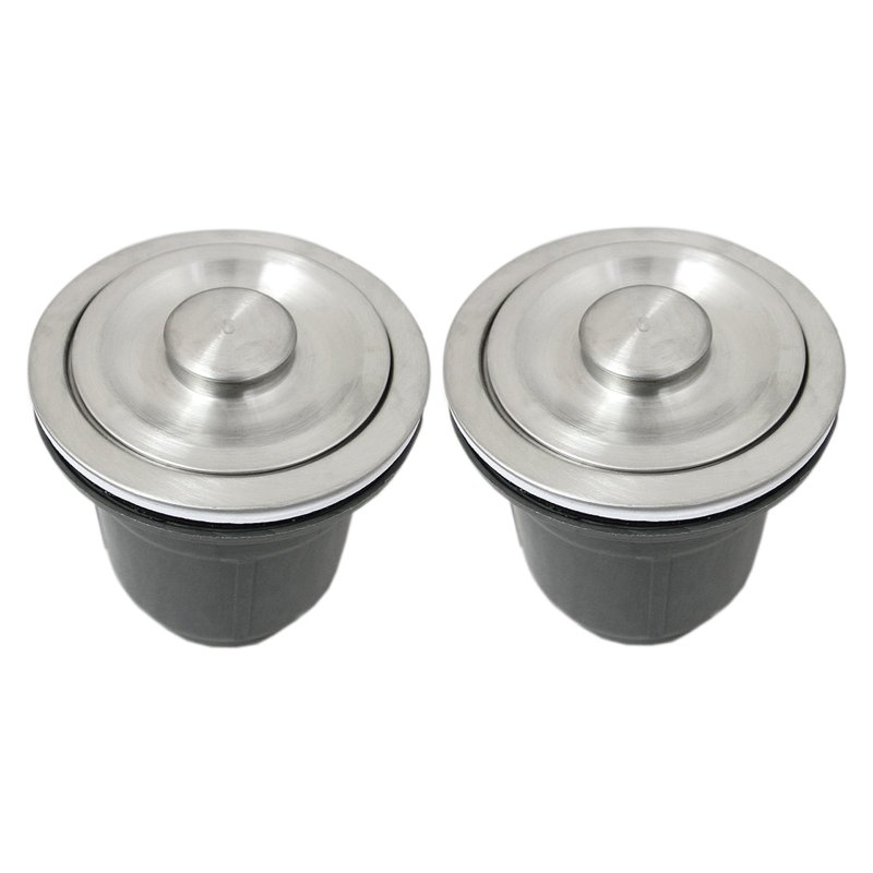 Stainless Steel Kitchen Sink Double Bowl Satin Finish Square Premium Handmade With Strainer Plug & Waste Pipe Set