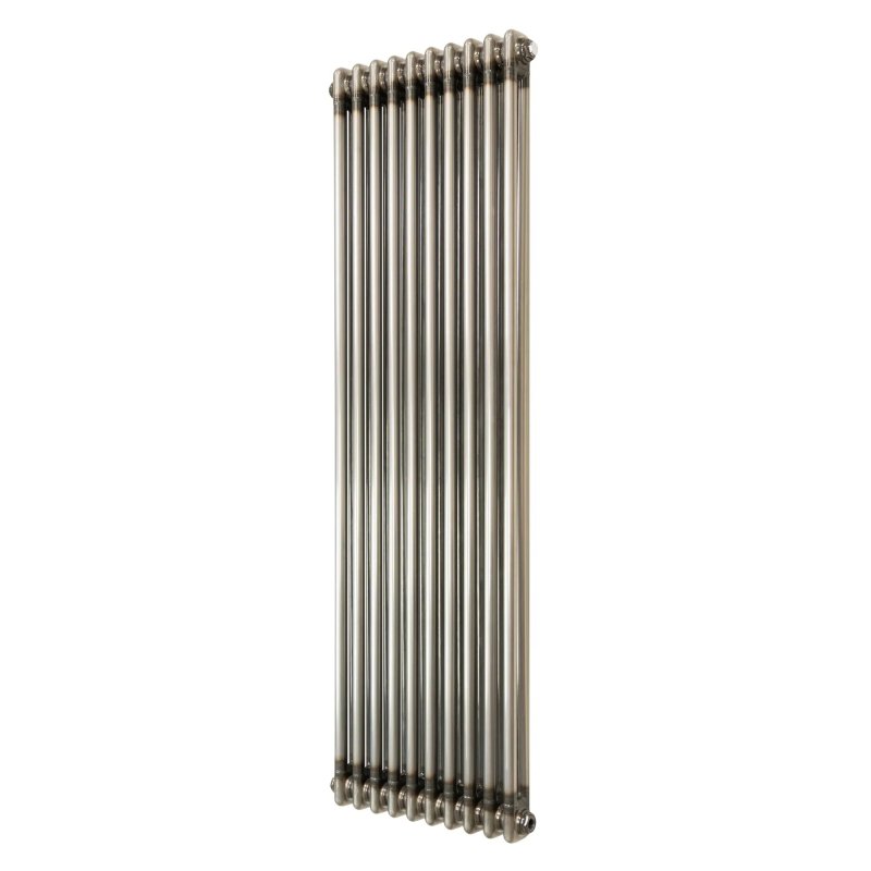 Traditional 2 Column Radiator - 1500 x 470mm - Raw Metal
