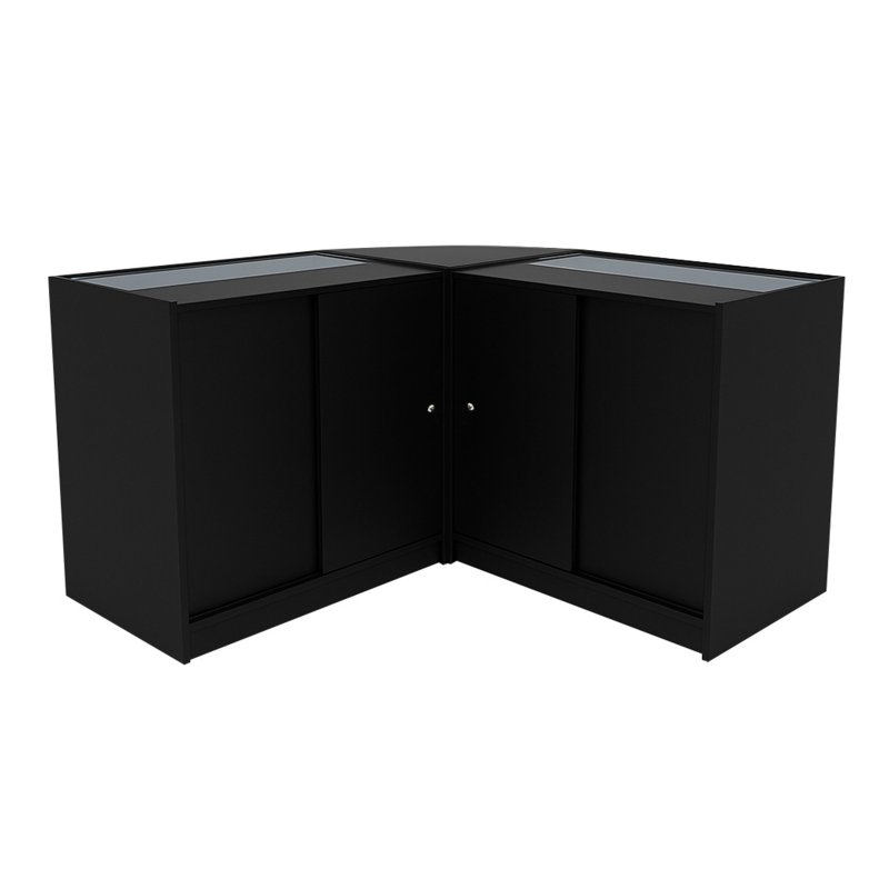 Andromeda LED Shop Counter Set LM60 & 2 x C900 - Black