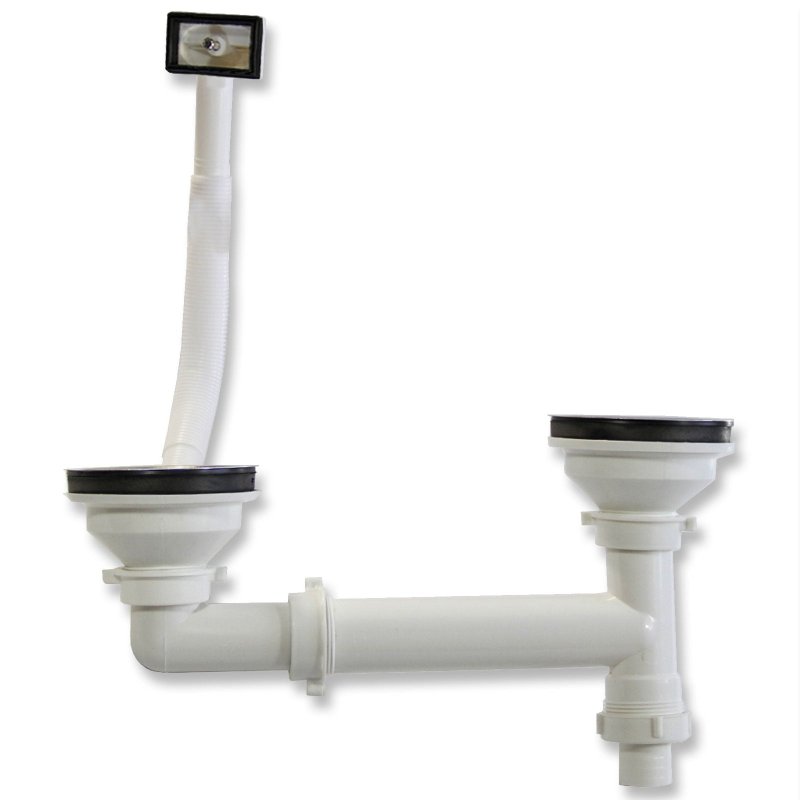 Kitchen Sink 1.5 Bowl Stainless Steel Kitchen Sinks Reversible With Free Designer Tap & Waste Kit