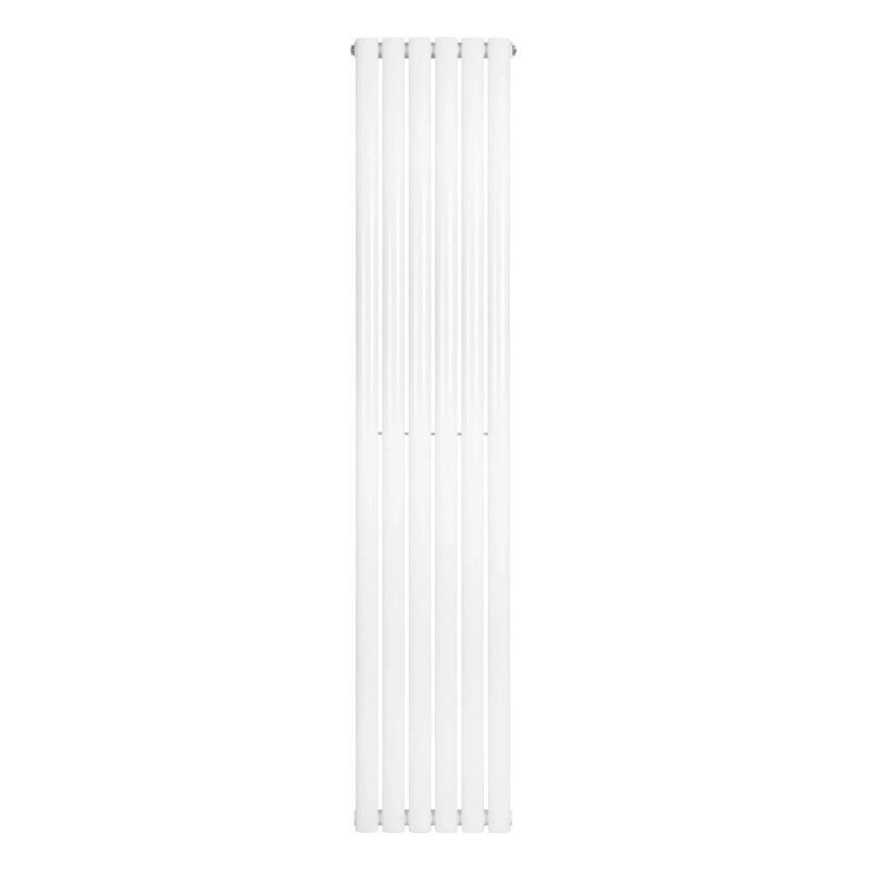 Oval Single Column Radiator - 1800 x 360mm - White
