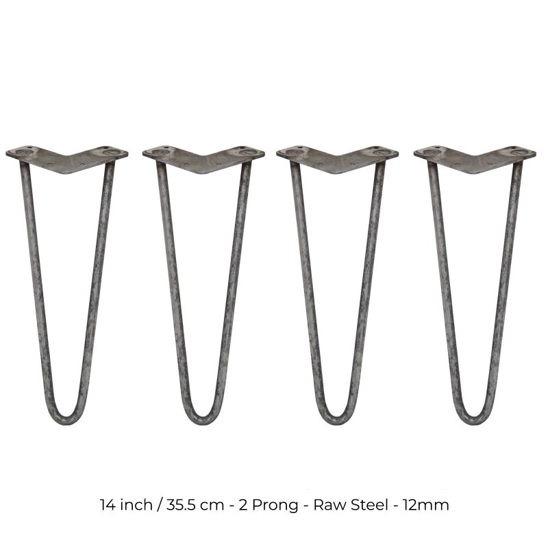 4 x Hairpin Legs / Hair Pin Legs Set SkiSki Legs Furniture Desk Bench Chair Table 14