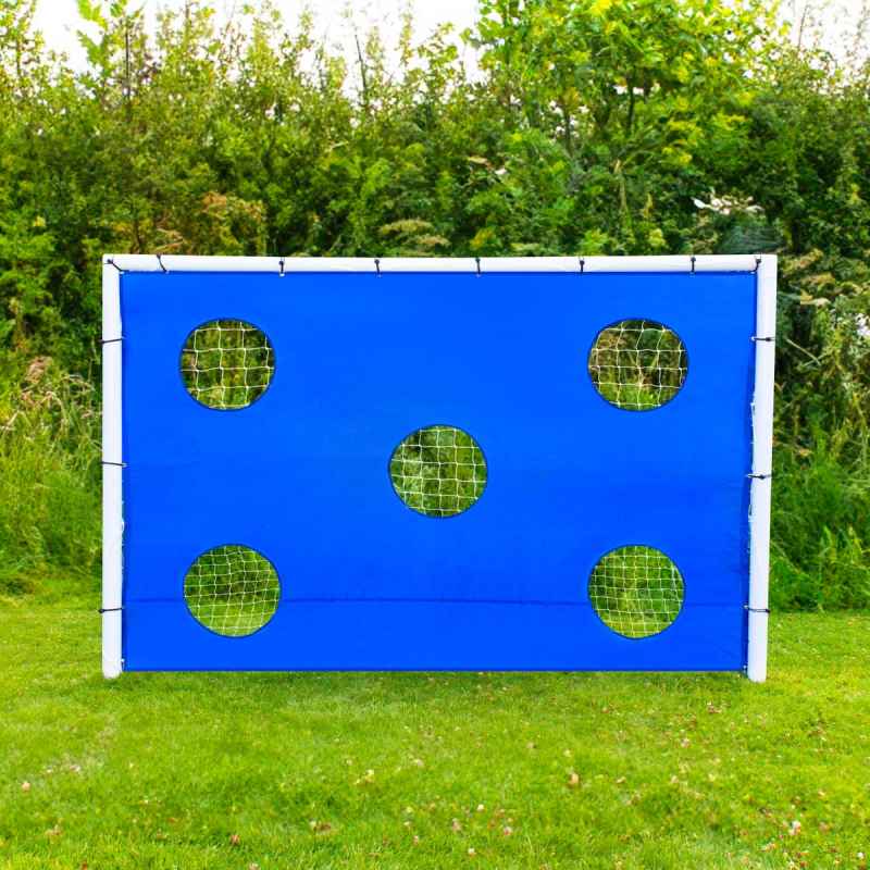 Football Goal Net 6 x 4ft All Weather PVC Goalpost 30ply Knotted Netting 24
