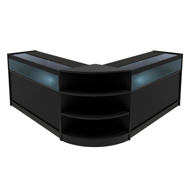 Theseus LED Shop Counter Set LM60 & 2 x B1200 - Black