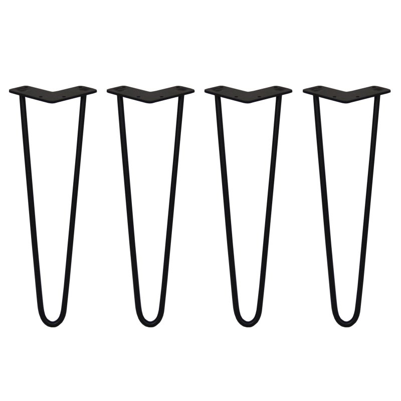 4 x Hairpin Legs / Hair Pin Legs Set SkiSki Legs Furniture Desk Bench Chair Table 16