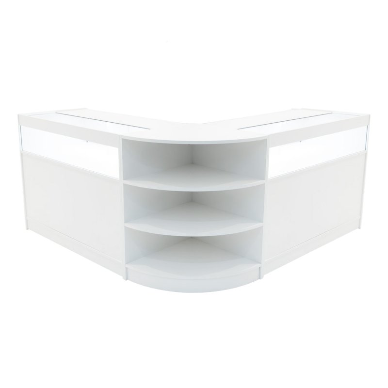 Theseus LED Shop Counter Set LM60 & 2 x B1200 - White
