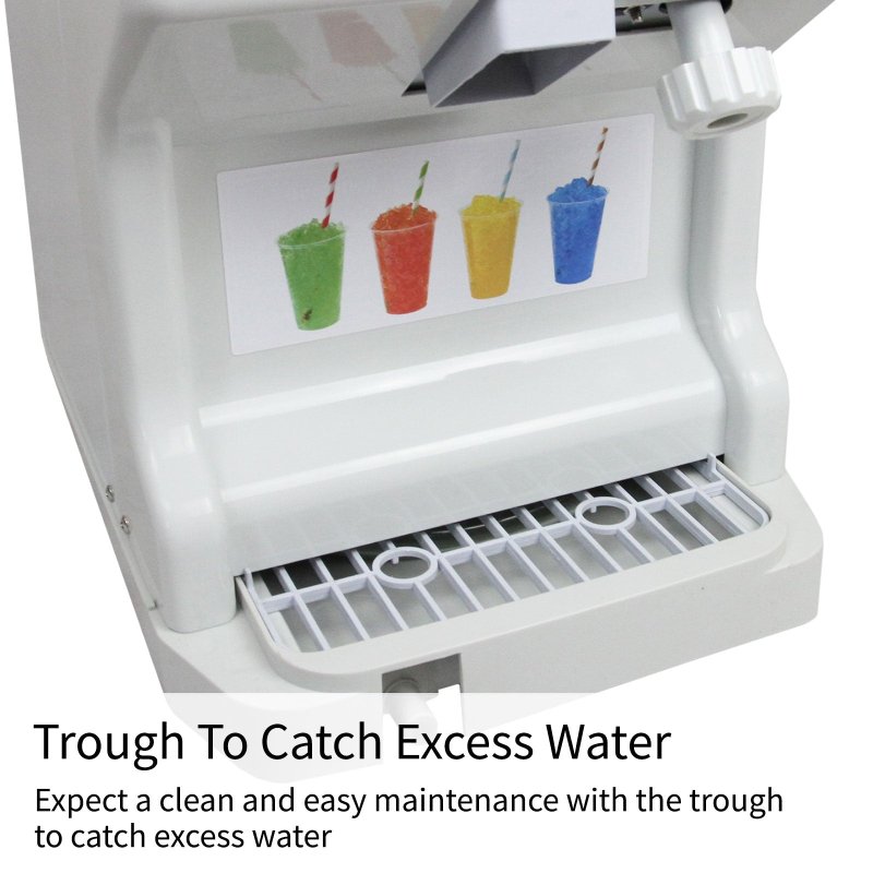 KuKoo Ice Shaver Snow Cone Frozen Ice Shaving Slushie Dessert Maker Commercial Catering Machine